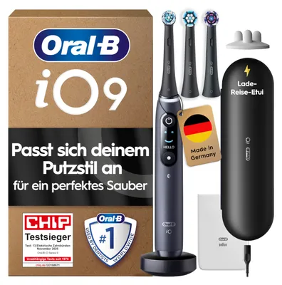 Produktbild von Oral-B iO Series 9 Plus Edition Elektrische Zahnbürste Zahnpflege Hochleistungssystem