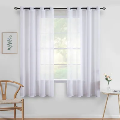 Produktbild von 2-Panel Vorhang - Elegante Voile Gardinen