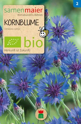 Artikelbild 1 von 'BIO Kornblume blau' aus der Kategorie Kornblumensamen