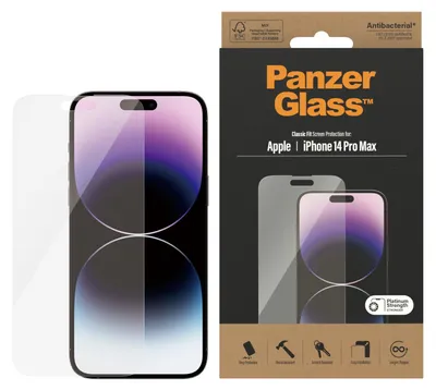 Immagine prodotto di Panzerglass Classic Fit Vetro antibatterico per Iphone 14 Pro Max
