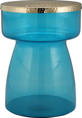 Produktbild von Beistelltisch Roman 100 Blau / Gold