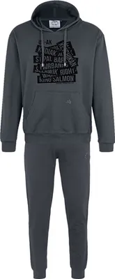 Produktbild von Übergrößen Jogginganzug Kodiak schwarz AHORN SPORTSWEAR Iron Grey 8XL