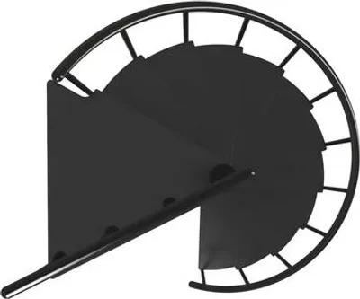 Produktbild von Pertura Spindeltreppe Arissa Buche Mutliplex Ø 140 cm Anthrazit 11 Stück Stufen 12 Steigungen