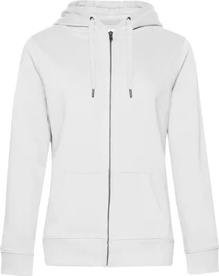 Produktbild von B&C - "Queen" Hoodie mit durchgehendem Reißverschluss für Damen RW10398 (M) (Weiß)