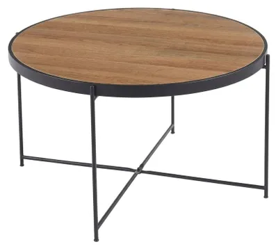 Immagine prodotto di Tavolino da Salotto Design Moderno Legno Naturale Caffè Soggiorno Ø70x40cm