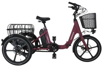 Produktbild von Caboocargo Dreirad E-Bike Triogo, rot