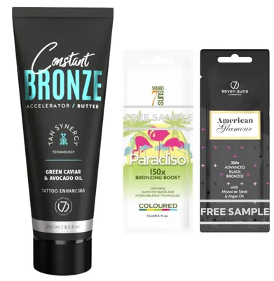 Obrázek produktu pro 7suns Constant Bronze Urychlovač 250ml Sada Na Opalování