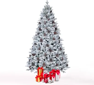 Immagine prodotto di Albero di Natale artificiale innevato con pigne 180 cm Faaborg