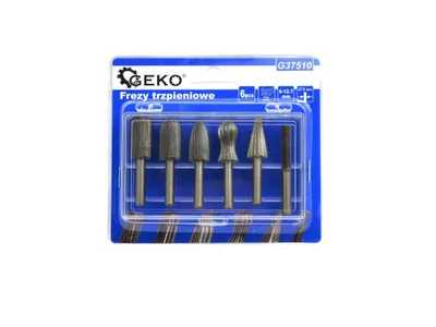 Image de Fraises à queue GEKO, lot de 6 pièces 6-12,7 mm G37510