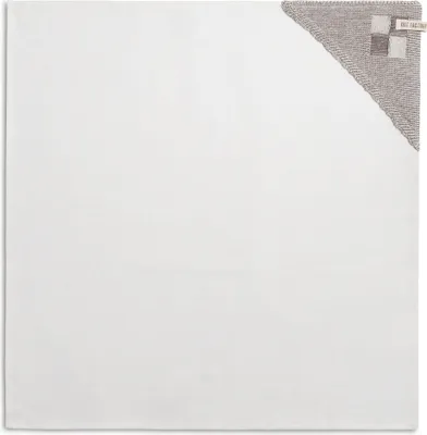 Produktbild von Knit Factory Geschirrtuch Block - Ecru/Taupe - 65x65 cm