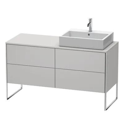 Produktbild von Waschtischunterbau XSQUARE 778x1400x548mm Be re No weiß seidenmatt nordic weiß seidenmatt