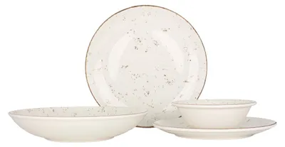 Produktbild von Bonna Geschirrset  - Grain - 24 teilig - 6 Personen - Porzellan