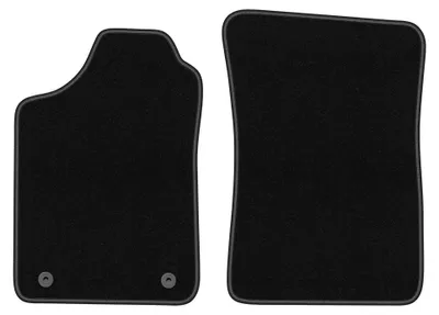 Immagine prodotto di Tappetini anteriori in moquette per Renault 19 1988-1996 (cabrio/hatchback/Seden) – 2 pezzi, neri, su misura – Wielganizator BASIC