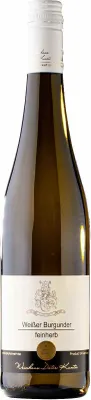 Produktbild von Weißburgunder feinherb 2019 – Mild & vegan, 0,75 l