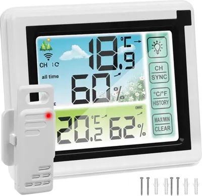 Produktbild von Iso Trade Wetterstation - Hygrometer - kabellos