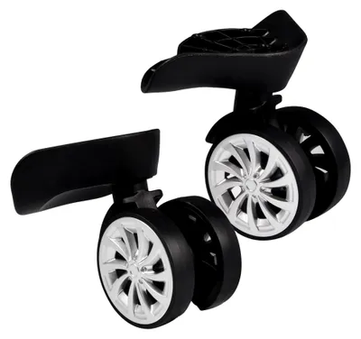 Produktbild von Rollen für Koffer Ersatz, Universal 2 Stück Kofferräder Gepäckräder Ersatz Ersatzrollen Gepäck Koffer Rad Ersatz Achsen Reisekoffer Rolle Transportrollen Ersatz, für Gepäckkoffer Trolley