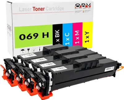 Produktbild von Kompatibles Toner-Set für Canon 069 H 4 Farben (CRG-069)