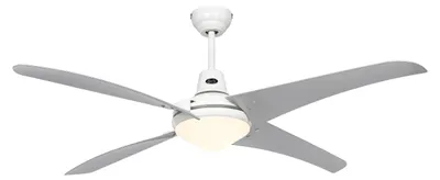 Obrázok produktu pre CasaFan Mirage WE-SI, Domáci lopatkový ventilátor, Strieborná, Biela, Strop, Plast, 58,3 dB, 32 m³