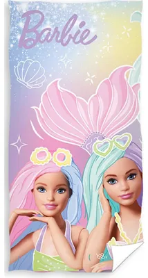 Produktbild von Barbie Meerjungfrau Baby Badetuch
