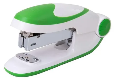 Productafbeelding van Witte en groene nietmachine voor maximaal 25 vellen - Deli
