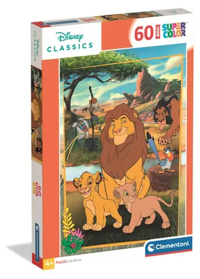 Obrázek produktu pro Puzzle 60 Maxi Super kolor Lví král 26314