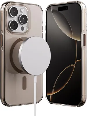Zdjęcie produktu dla Crong Clear MAG Pro - Etui iPhone 15 Pro MagSafe (pustynny)