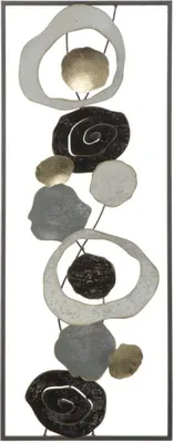 Image de Mauro Ferretti, décoration murale Dixy, 28,5 x 3 x 74 cm, multicolore