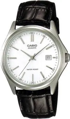 A close-up studio shot of a Casio watch.