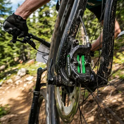 Produktbild von Scheibenbremsbelag Sinter 017 Sram Road organisch, MTB Race, grün, 25 Stück