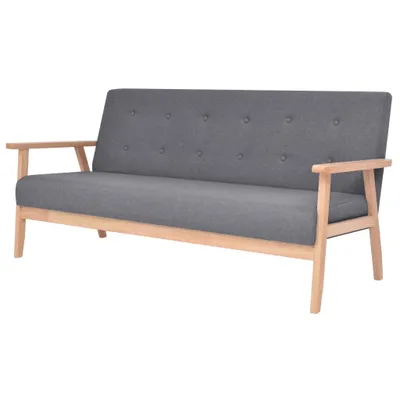 Zdjęcie produktu dla VidaXL 274924, Szary, Poliester, 1580 mm, 670 mm, 735 mm, 146 cm