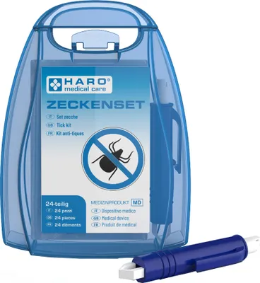 Obrázek produktu pro HARO 10199 Sada klíšťat HARO, 24 dílů, modrý přepravní box
