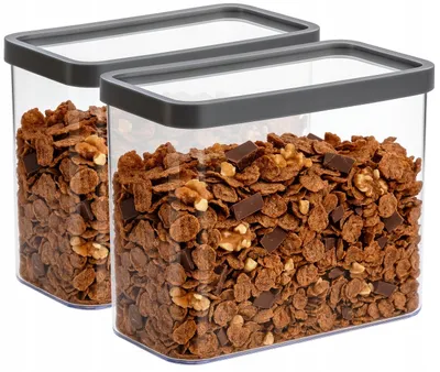 Obrázek produktu pro Rotho LOFT Plastové nádoby na potraviny 2 ks 2.1L