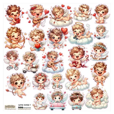 Produktbild von AUFKLEBER - ScrapLove - Liebe Amor 1