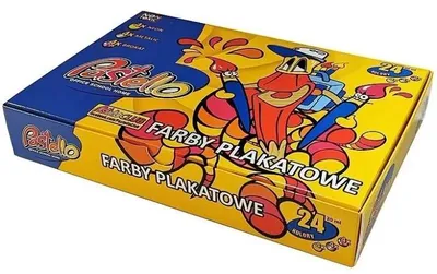 Obrázek produktu pro Plakatové barvy 20 ml, 24 barev – Alfa Pastello