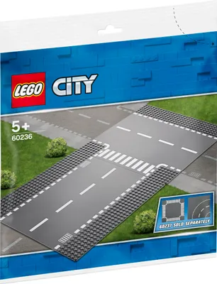 Produktbild von LEGO® City Gerade und T-Kreuzung, 60236