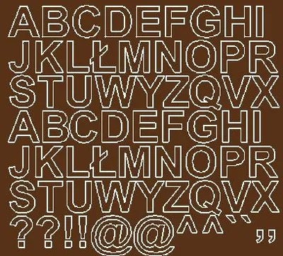 Produktbild von Selbstklebende Buchstabenaufkleber, 2,5 cm, braun, matt