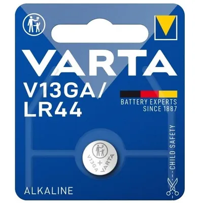 Zdjęcie produktu dla Varta 04276, Jednorazowa bateria, LR44, Alkaliczny, 1,5 V, 1 szt., Srebrny