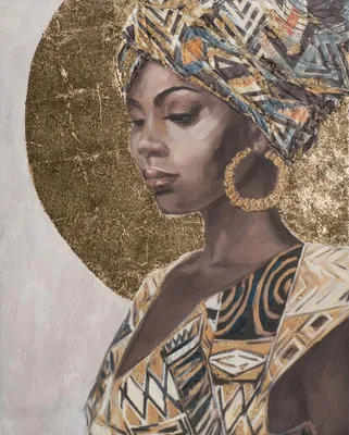 Produktbild von ArtUniverse Leinwandbild Goldene Sonnenschönheit 80 x 100 cm