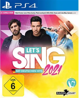 Produktbild von Let's Sing 2021 - PS4 Spiel mit Deutschen Hits, Multiplayer