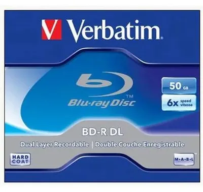 Obrázok produktu pre Verbatim 43748, 50 GB, BD-R, Šperkovnica, 5 kusov