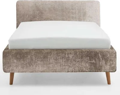 Produktbild von Gepolstertes Bett Younes 140x200cm - beige