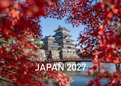 Produktbild von Wandkalender Japan Exklusivkalender 2027 von Jan Becke, limitierte Auflage, 70x50 cm