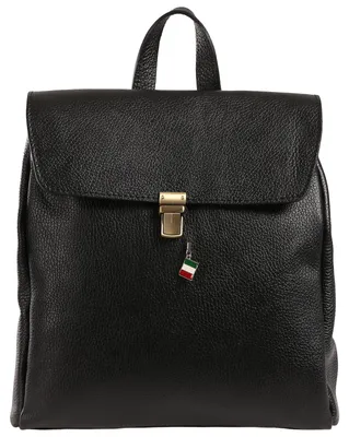 Produktbild von Florence Rucksack Damen Echtleder Cityrucksack schwarz ORF104S1