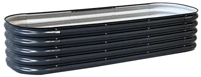 Produktbild von osoltus Hochbeet Gartenbeet Pflanzbeet aus Metall SMALL 195 x 60 x 43 cm