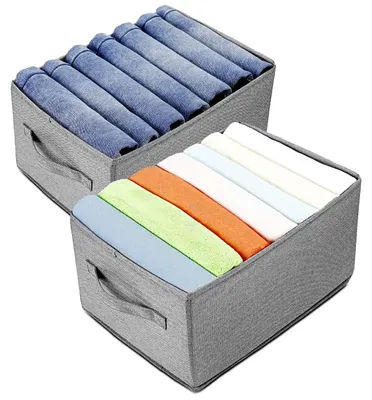Productafbeelding van Omgoods - Set van 2 Opbergers voor Kleding met 7 Compartimenten