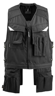 Obrázek produktu pro MASCOT 15089-154-09, Vesta, MAN, Černá, L, Bavlna, Polyester, 260 g/m²