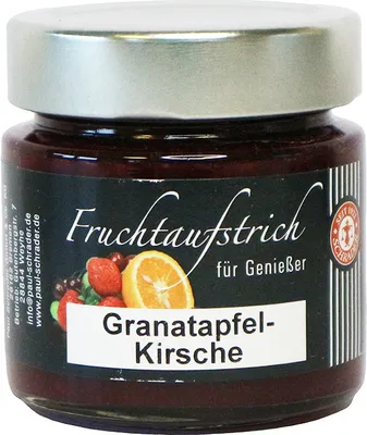 Produktbild von Schrader Fruchtaufstrich Granatapfel-Kirsche