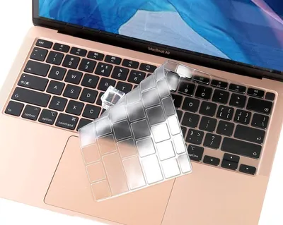 Image de INF Housse de clavier compatible avec MacBook Air 13" transparente