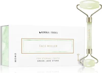 Zdjęcie produktu dla Rolka do masażu twarzy z zielonego jadeitu (Face Roller)