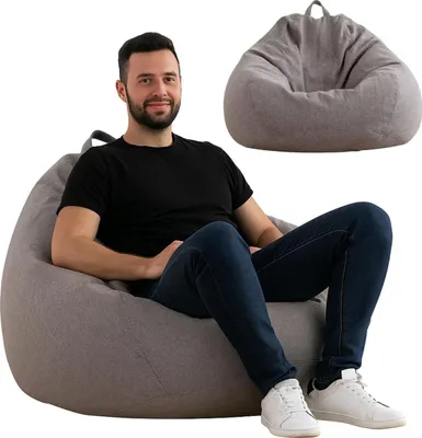 Zdjęcie produktu dla Pufa Worek do Siedzenia 350L EPS Ciemnoszary